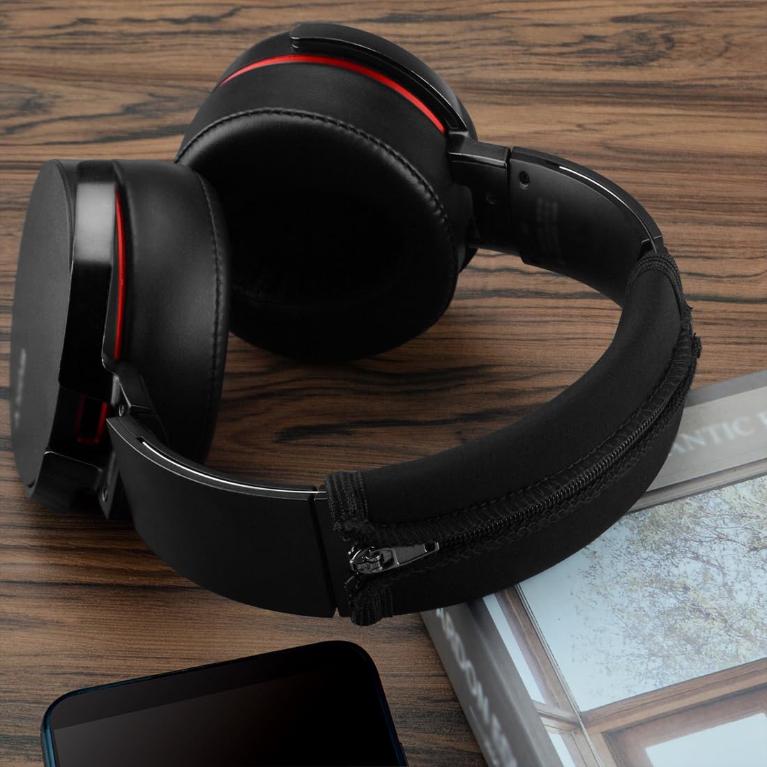 Amazon.co.jp: Geekria カバー 互換性 伸縮素材 ヘッドバンドカバー